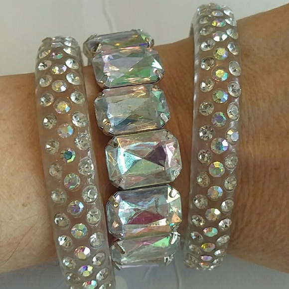 Ab plastic stretch emerald cut - Picture 2 of 2